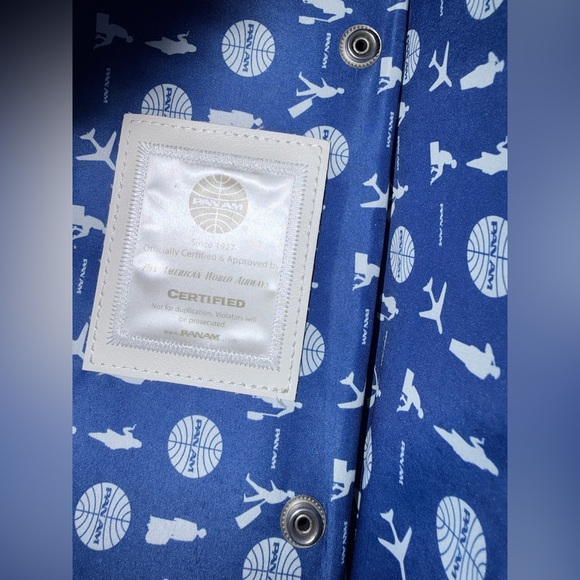 NWOT RETRO STYLE PAN AM COSMETIC WASH BAG - Picture 9 of 11